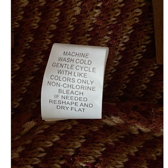 COTTON RYE‎ OUTFITTERS OPEN FRONT SOUTHWESTERN AZTEC CARDIGAN CONCHO ACCENTS NWT - Picture 11 of 14